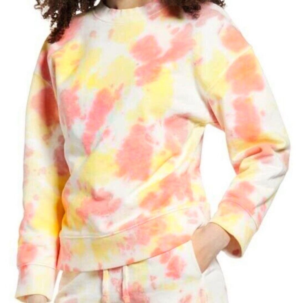 BP Pink/ Yellow Tie Dye Sweatshirt Nordstrom!